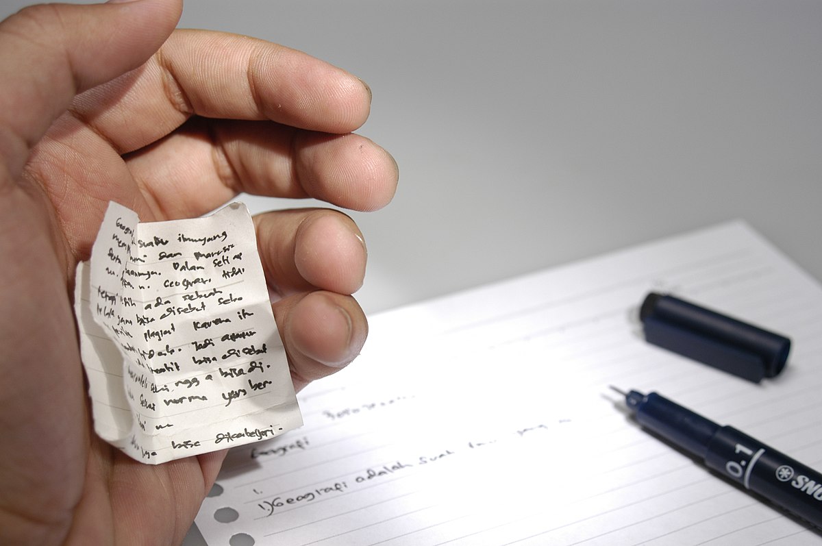 Cheat sheet - Wikipedia