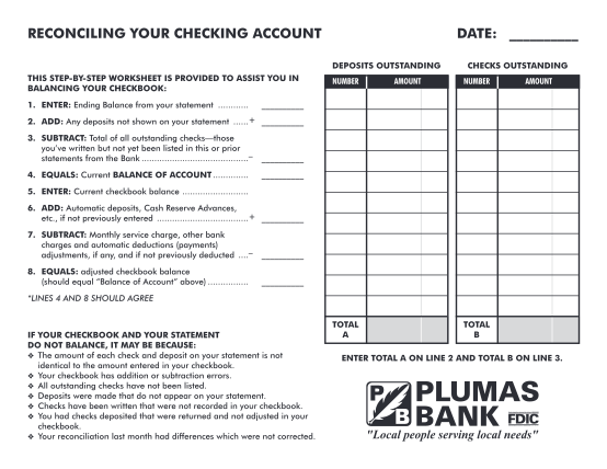 17 balancing a checkbook worksheet - Free to Edit, Download ...