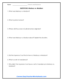 checks and balances worksheet answers
