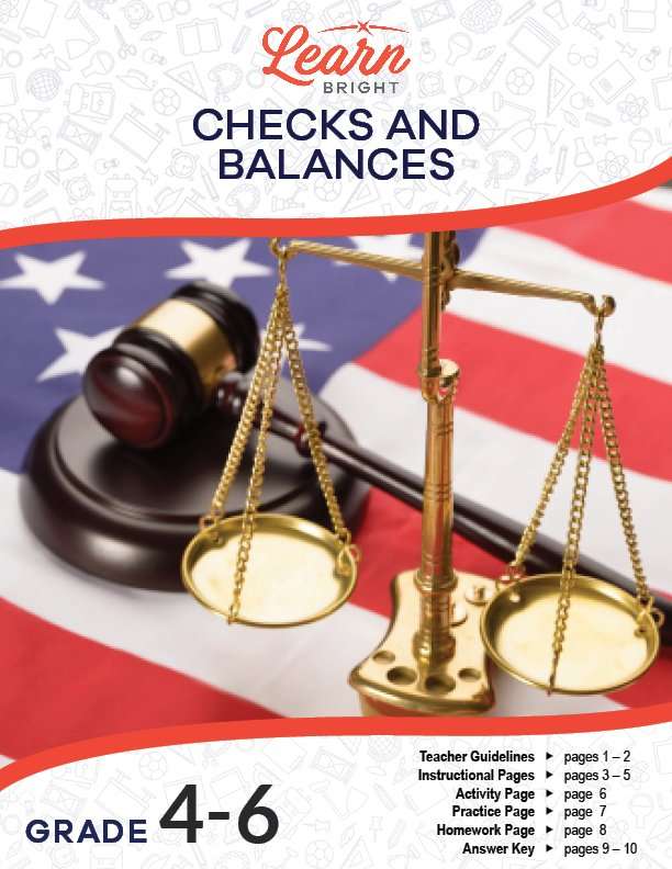 checks and balances worksheet answers
