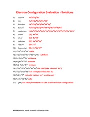 chemfiesta electron configuration worksheet