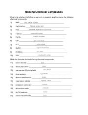 Kami Export - ionic and covalent naming worksheet with 10 selected ...