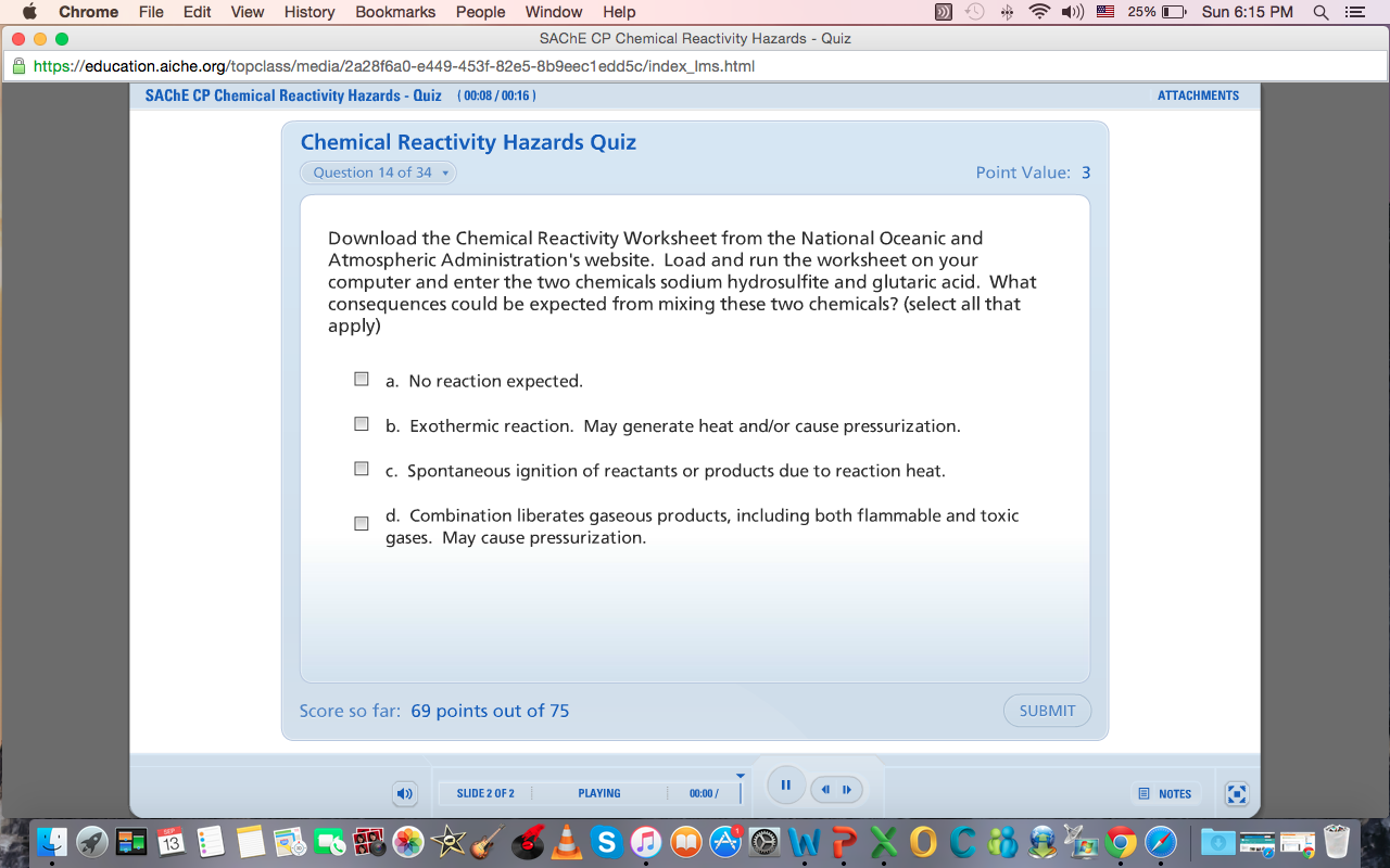 chemical reactivity worksheet