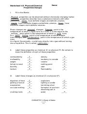 2-04 -Physical Chemical Wkst 2.doc - Name Worksheet #2: Physical ...