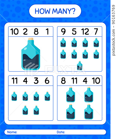 How many counting game with chemistry tube.... - Stock ...