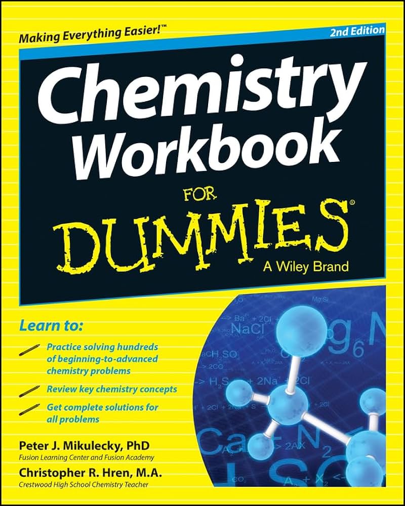 Organic Chemistry I Workbook For Dummies Worksheets