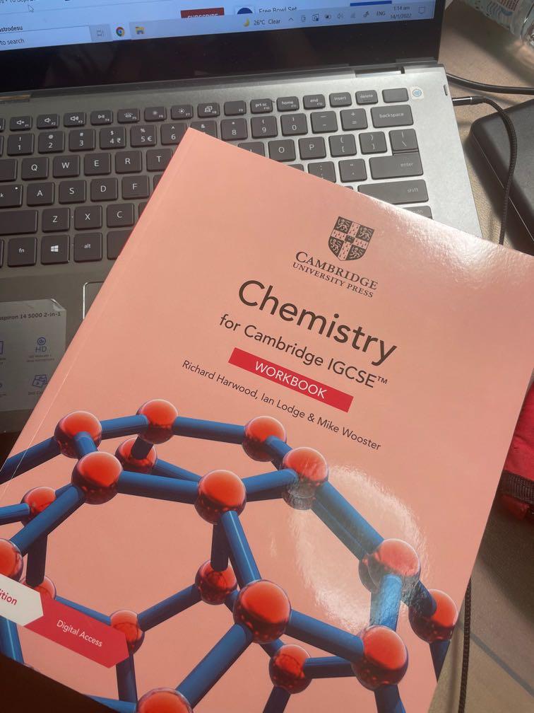 NEW cambridge igcse chemistry workbook with ebook