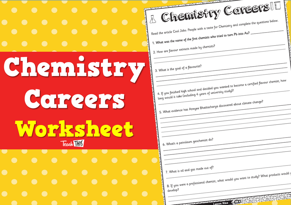 chemistry worksheet for high school