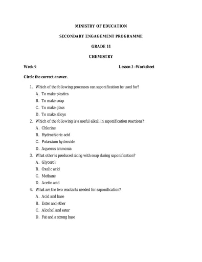 chemistry worksheet pdf