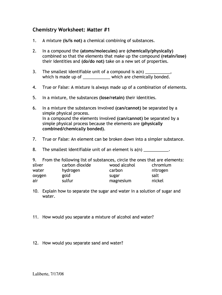 Analytical chemistry worksheet: Fill out &  sign online | DocHub
