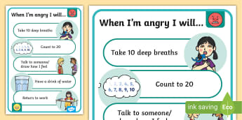 Anger Management Worksheets and Worksheets - Primary