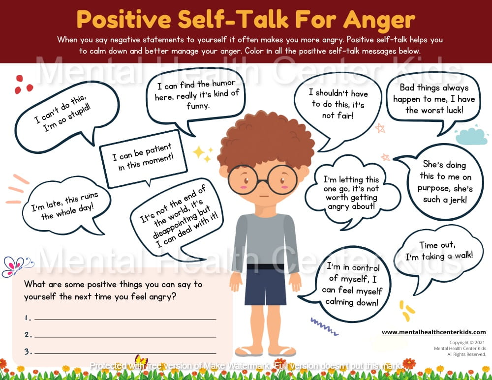 Positive Self-Talk for Anger
