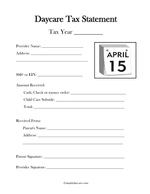 child care tax credit worksheet