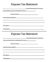 child care tax credit worksheet