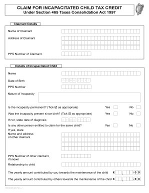 Child Tax Credit Form - Fill Online, Printable, Fillable, Blank ...
