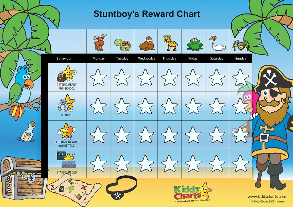 child printable reward charts