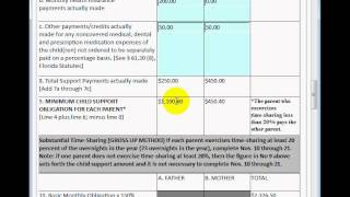 Florida Child Support Calculator Home