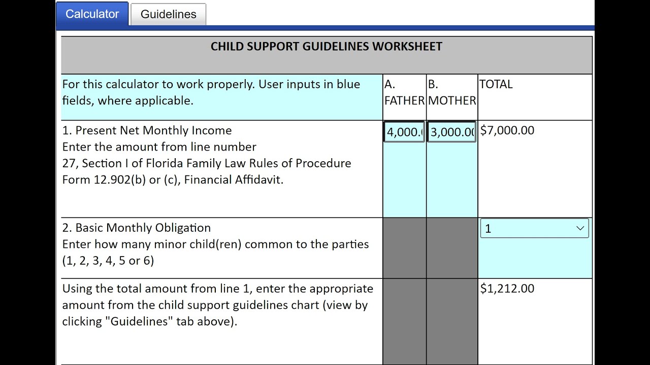 FloridaChildSupportCalculator.com - Florida Child Support ...