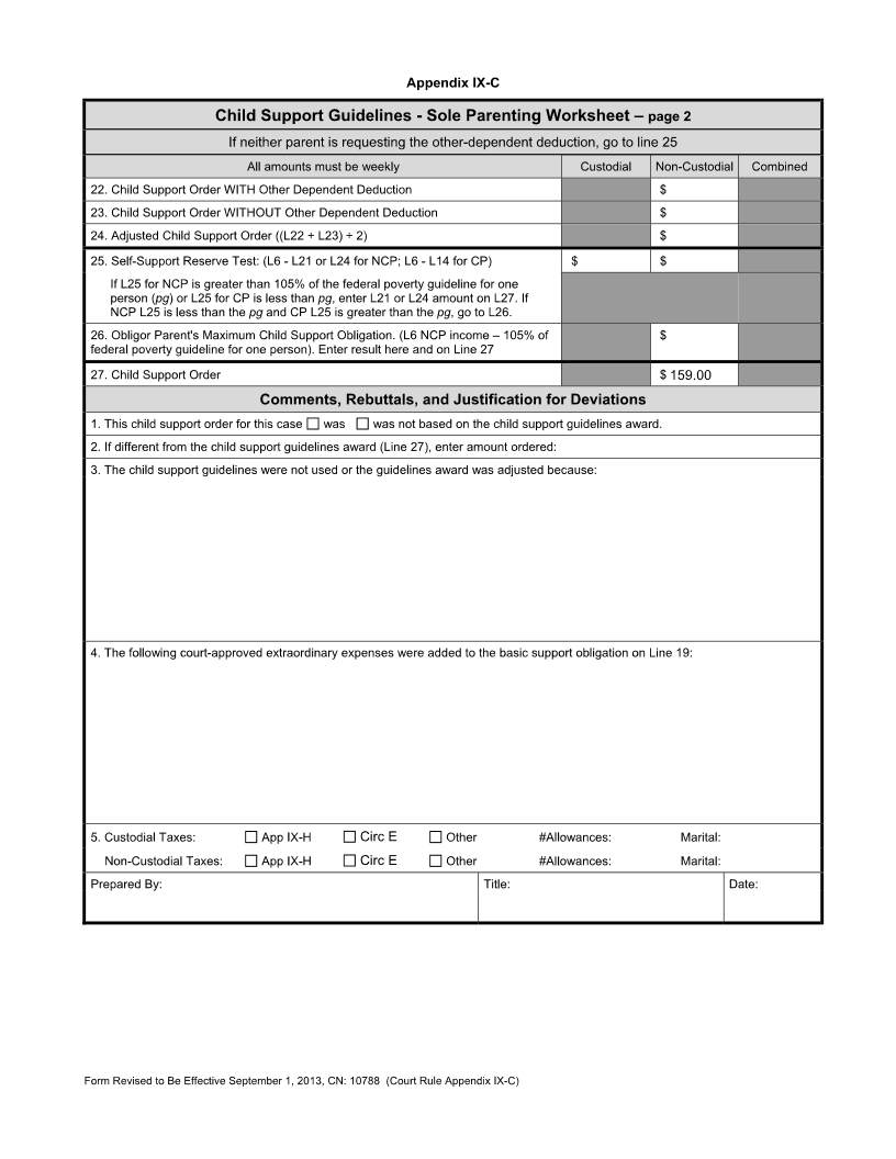 Sample New Jersey Child Support Worksheet - Divorce Attorney in ...