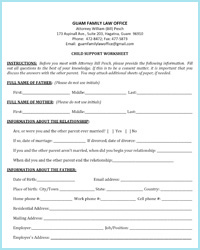 child support worksheet wa