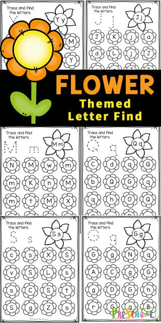 ? FREE Printable Preschool Flower Worksheets