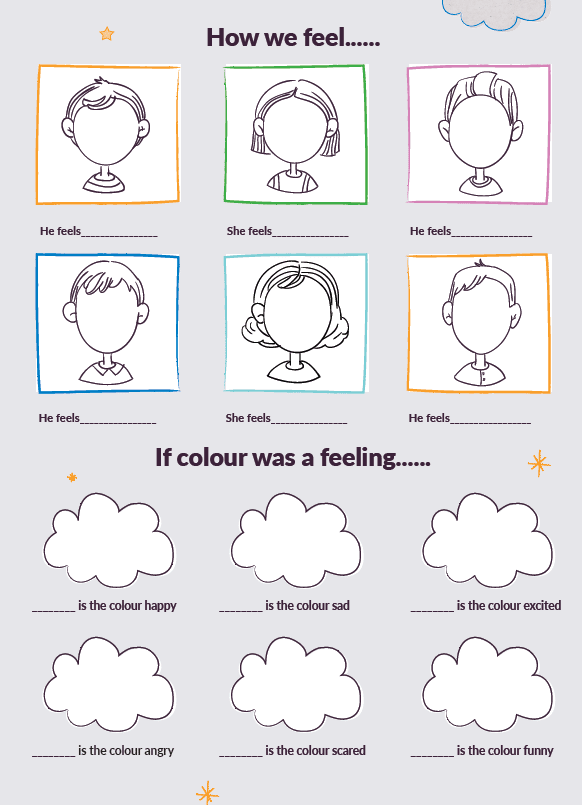 Childrens Mental Health Week: Express yourself worksheet - Hope Blog