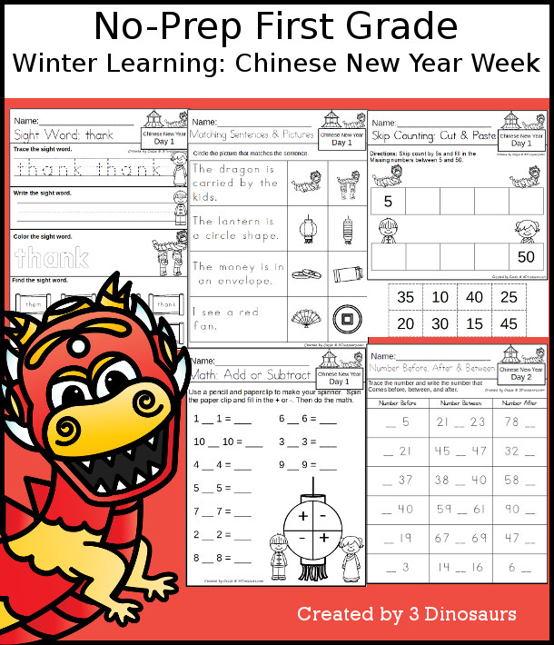 chinese new year for 1st grade