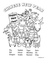 chinese new year worksheet
