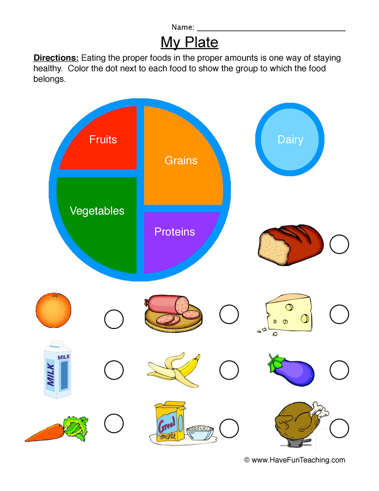 my-plate-sorting-worksheet-have-fun-teaching-worksheets-library for Free Printable My Plate Worksheets My Plate Sorting Worksheet - Have Fun Teaching - Worksheets Library for Free Printable My Plate Worksheets