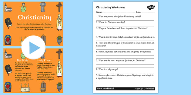 Christianity Teaching Pack - Different Types of Christianity