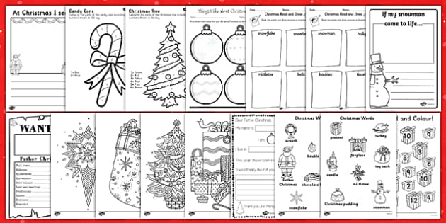 christmas activities for kindergarten