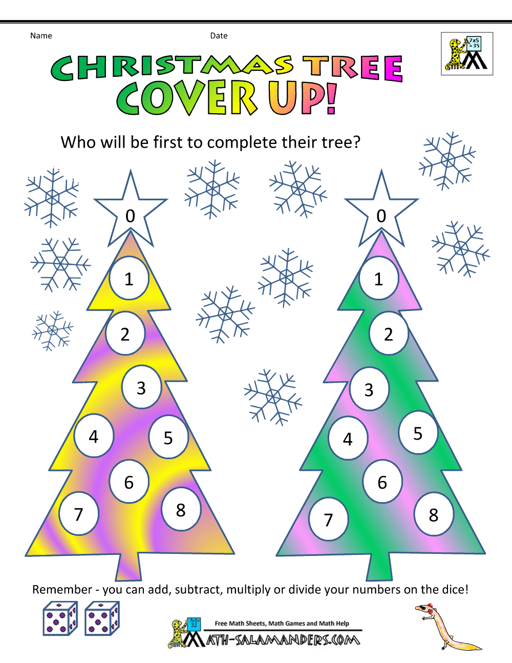 christmas addition and subtraction worksheet first grade