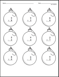 Christmas Math - Worksheets, Lessons, and Printables