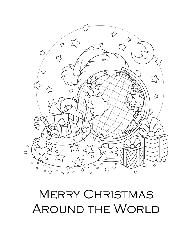 christmas around the world print outs