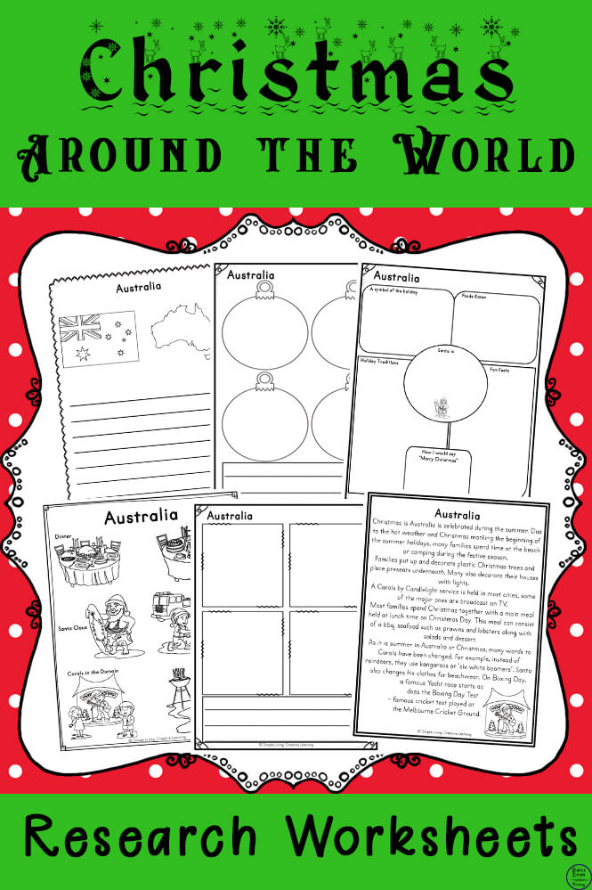 christmas around the world worksheet