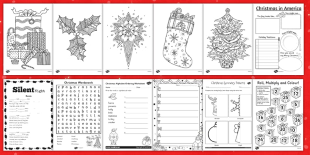 Christmas Activity Books | Years 3-6 Christmas Booklet