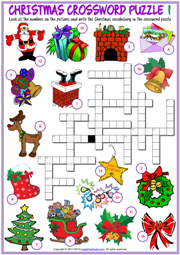 christmas english worksheet
