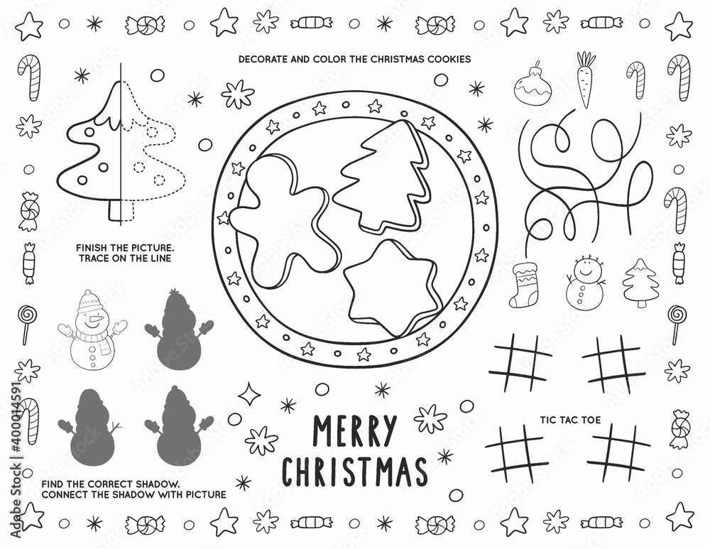 christmas for children worksheet