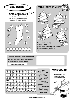 christmas for children worksheet