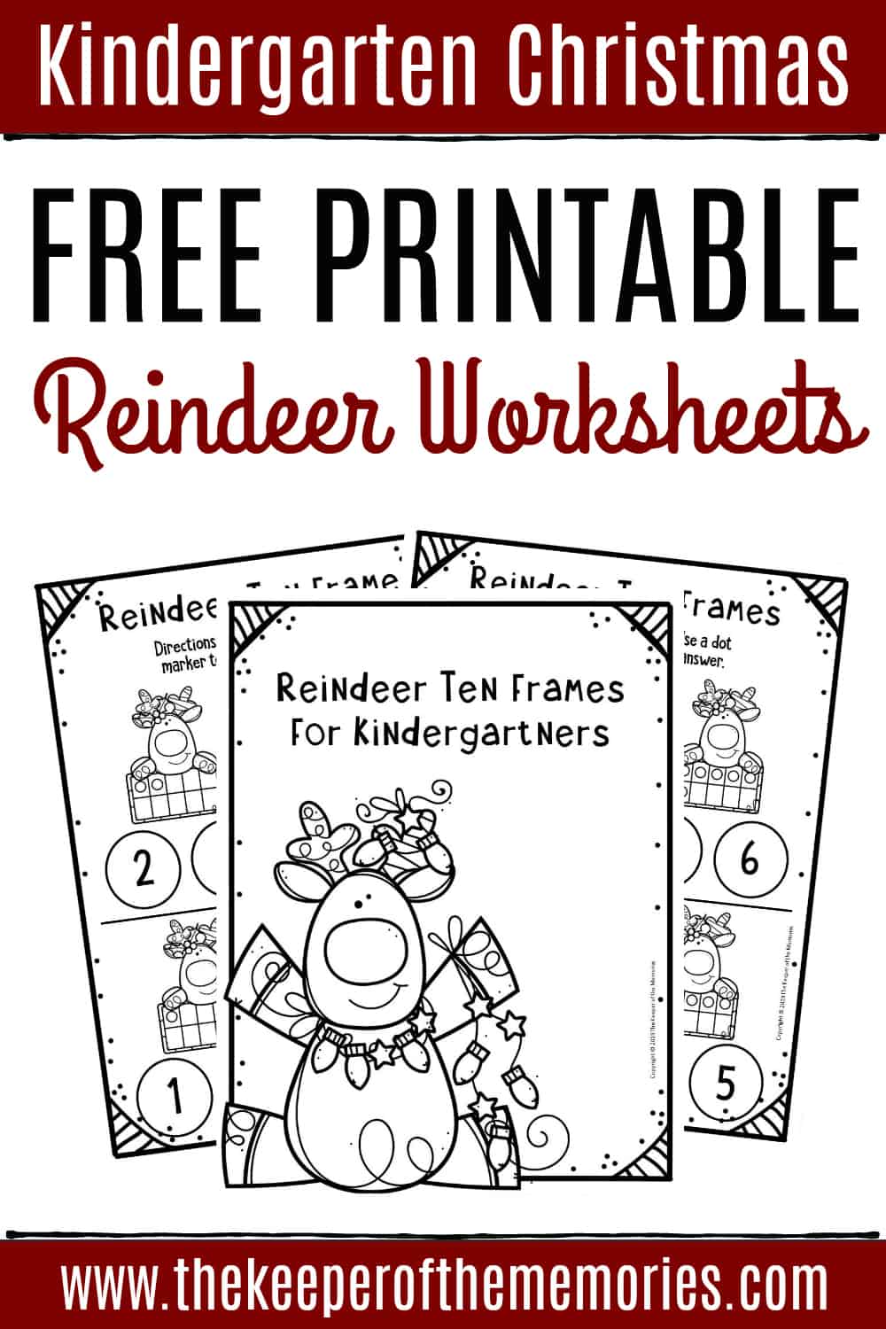 christmas free printable kindergarten worksheet