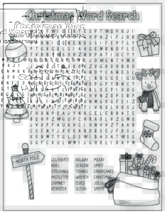 FREE Christmas Worksheets: Coloring Sheets, Word Search &  More ...