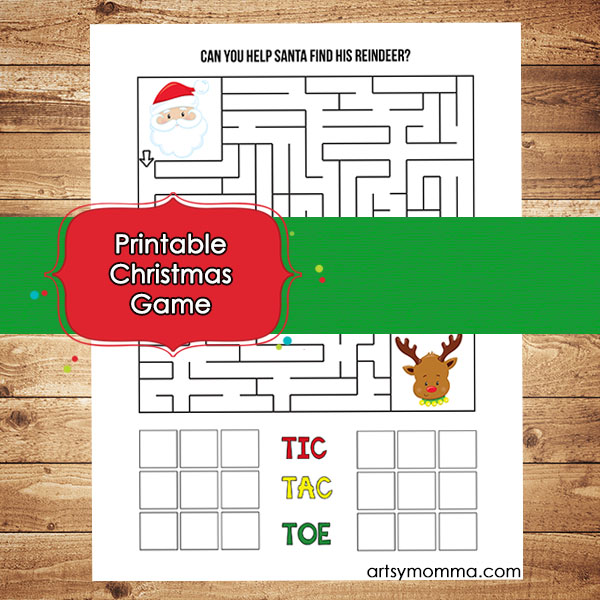 christmas game worksheet