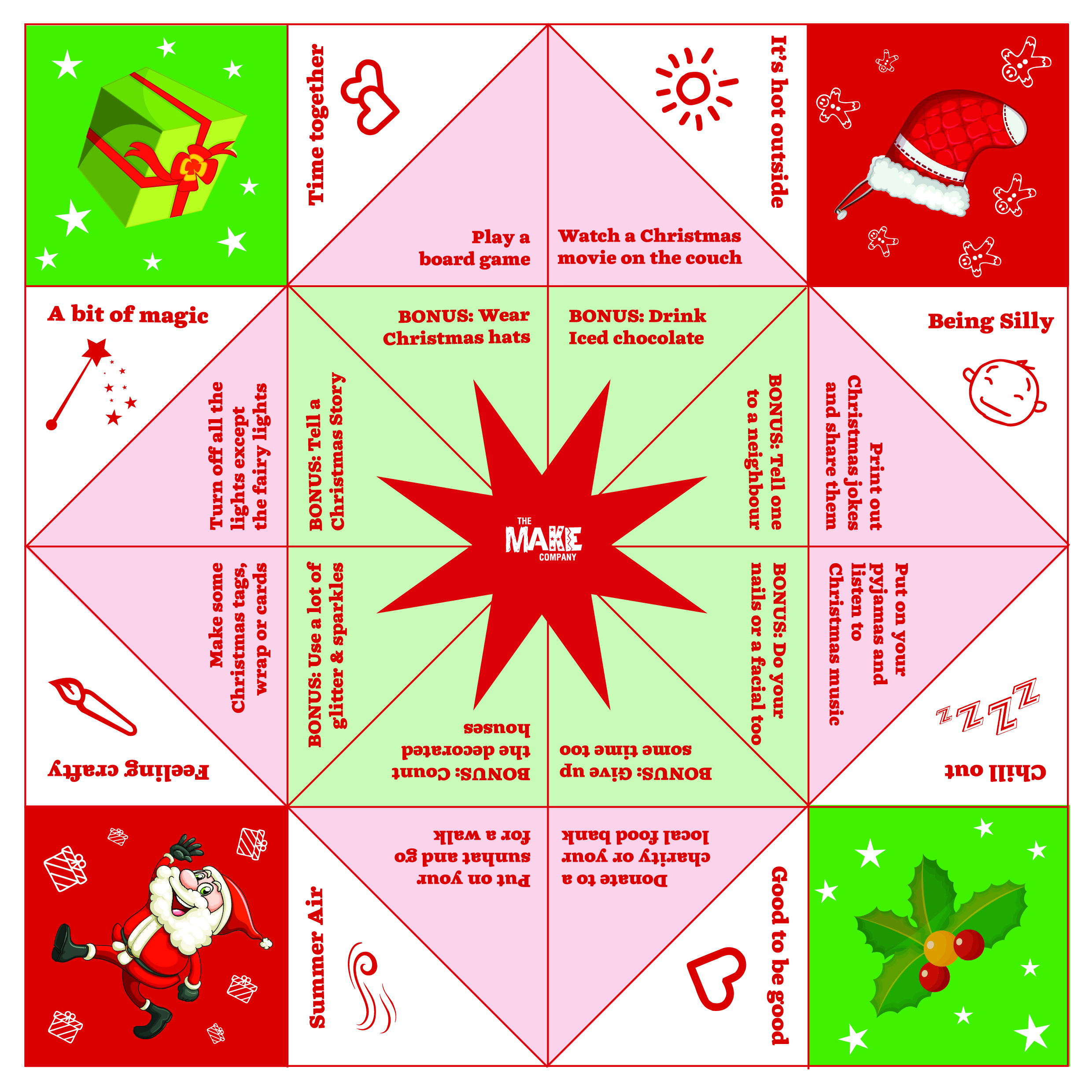 christmas game worksheet