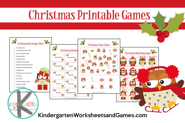 christmas games to print free