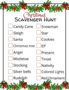 christmas games to print free