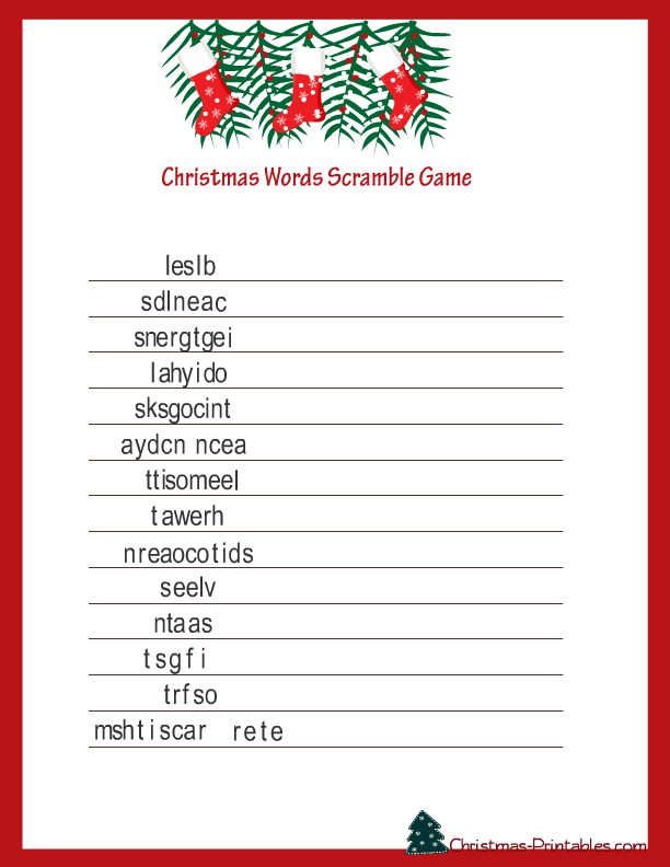 christmas games