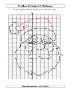 christmas graphing worksheet