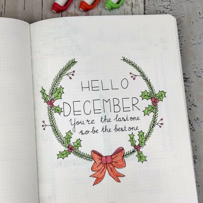 21 Very Merry Christmas Bullet Journal Ideas