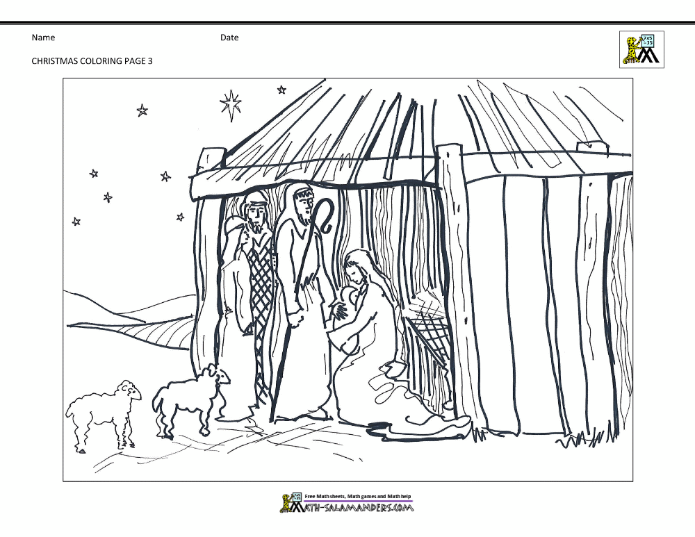 Free Christmas Worksheets for kids