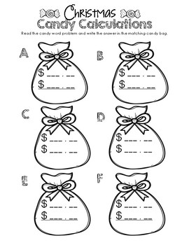 christmas math worksheet 3rd grade